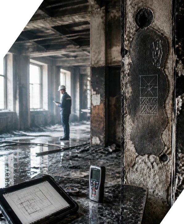 Обследование зданий после пожара в Дальнегорске от 15456 р. | ЭкспертизаРоссия